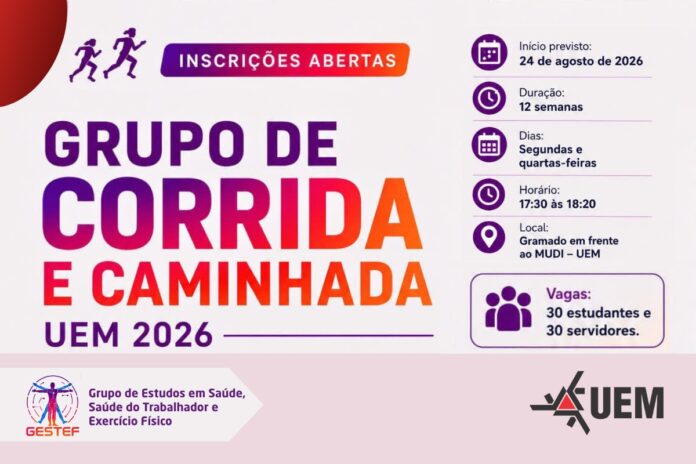 Grupo de corrida abre 60 vagas para quem quer se mexer