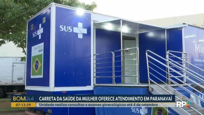 Carreta da Saúde da Mulher chega a Paranavaí para atendimentos