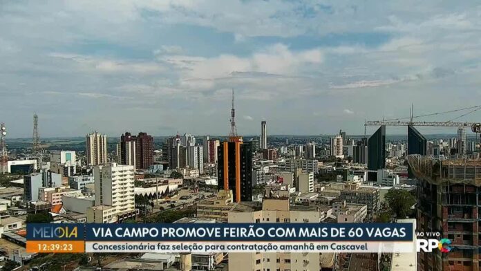 Feirão de empregos tem mais de 60 vagas abertas em Cascavel