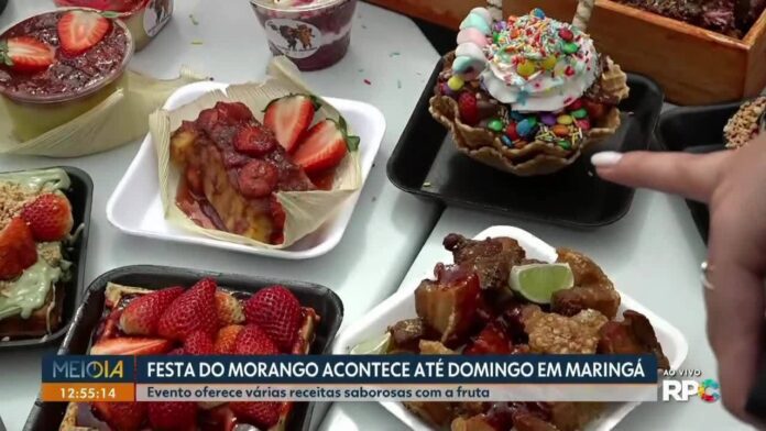Festival do Morango reúne receitas e atrações em Maringá