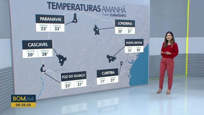 Paraná tem semana quente e frio intenso no fim de semana