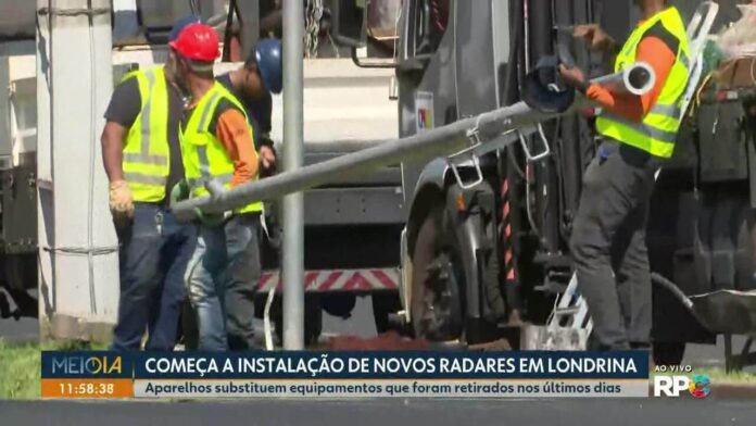 Londrina instala novos radares de trânsito após trocar aparelhos antigos