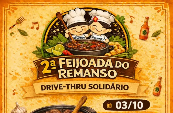 2ª Feijoada Solidária do Remanso acontece em 3 de outubro; saiba como comprar