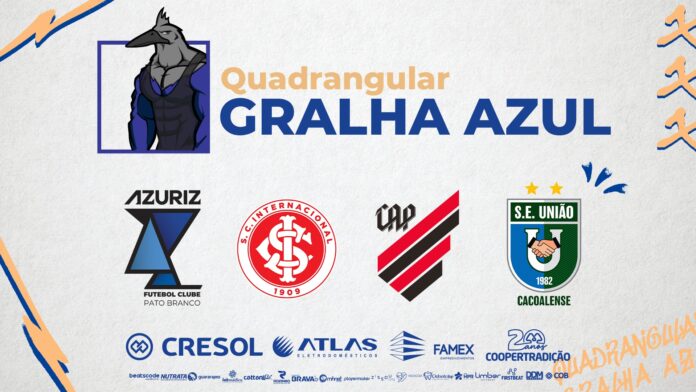 Azuriz, Internacional e Athletico disputam Quadrangular Gralha Azul em Pato Branco