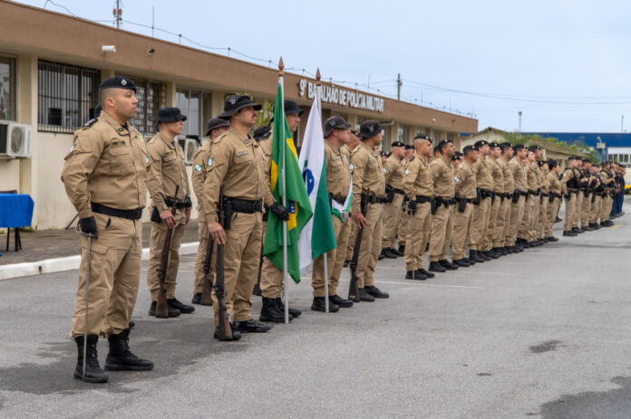 Polícia Militar comemora 172 anos com solenidade em Paranaguá