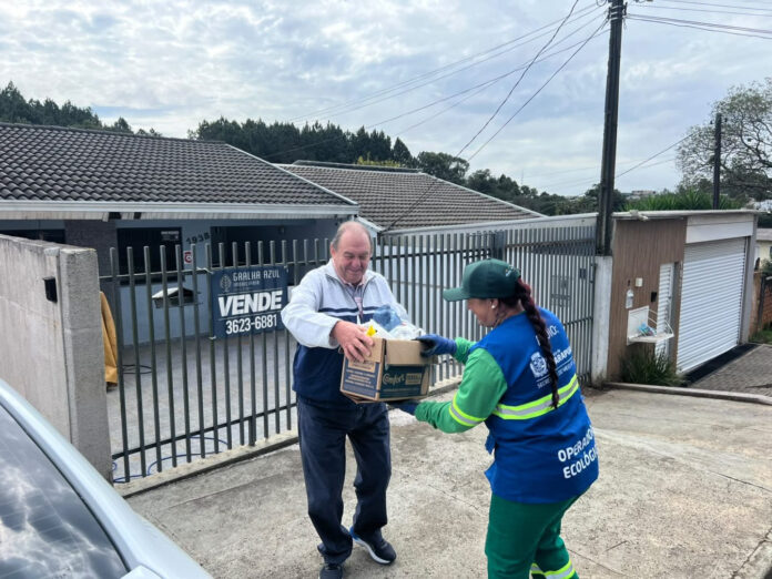 Coleta seletiva retorna a Guarapuava com caminhões nas ruas e apoio dos moradores