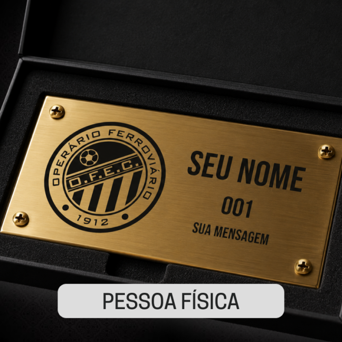 Operário vende placas personalizadas a R$ 1.912 para reformar estádio