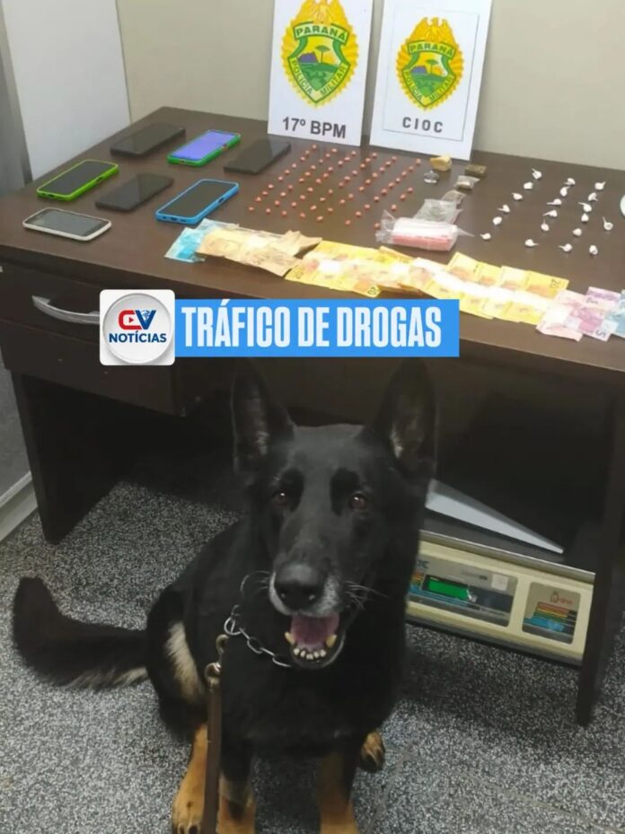 Polícia prende 3 suspeitos com 86 pedras de crack e cocaína em Campo Largo