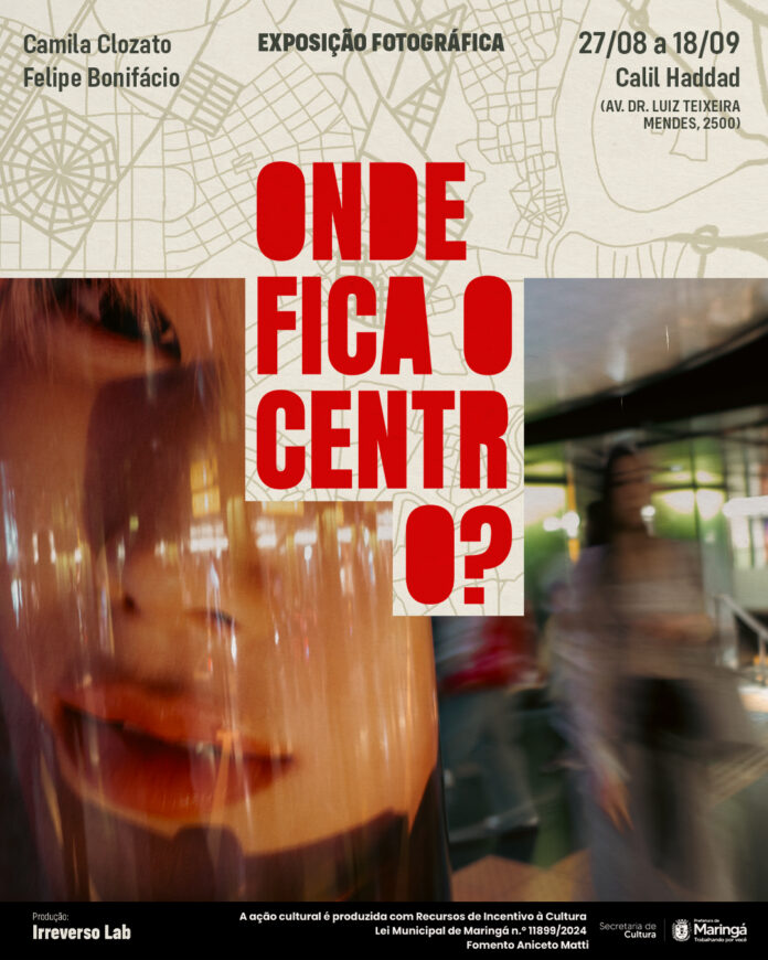 Exposição fotográfica sobre centros urbanos abre no Teatro Calil Haddad em Maringá