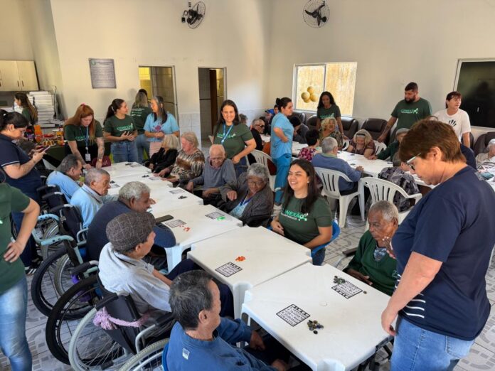 Paranaguá Saneamento leva tarde de diversão ao Lar dos Idosos Perseverança
