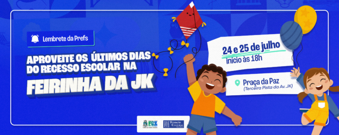 Feirinha da JK tem edição especial nesta sexta e sábado para curtir o fim das férias