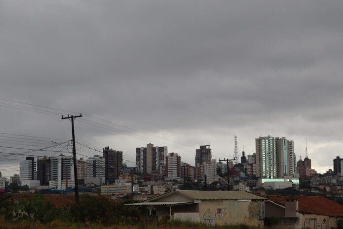 Segunda chuvosa em Ponta Grossa com 5,9 milímetros de chuva previstos