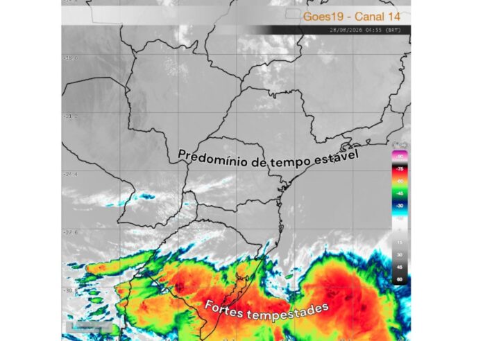 Castro tem sol e pode chegar aos 27°C nesta sexta-feira