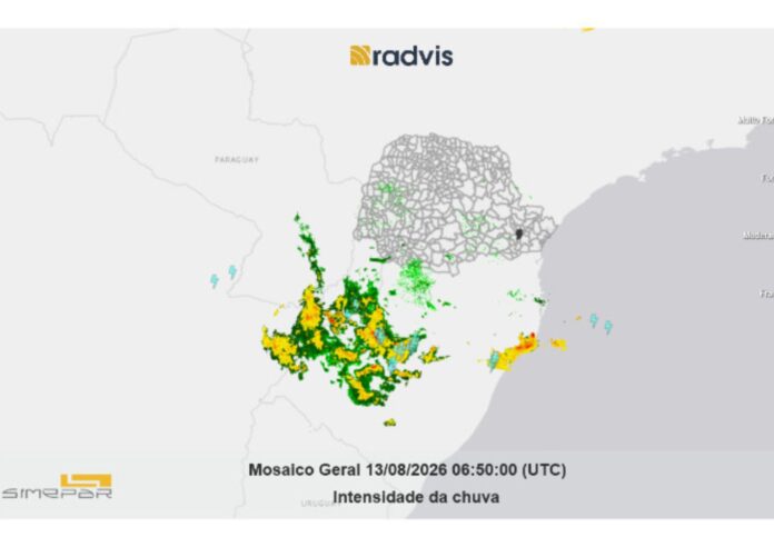 Quinta-feira em Castro tem sol entre nuvens e risco de chuva à tarde