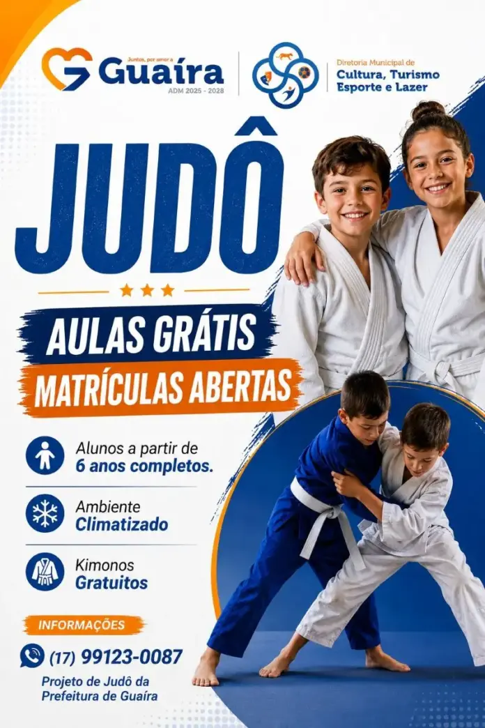Prefeitura abre inscrições para aulas de judô gratuitas