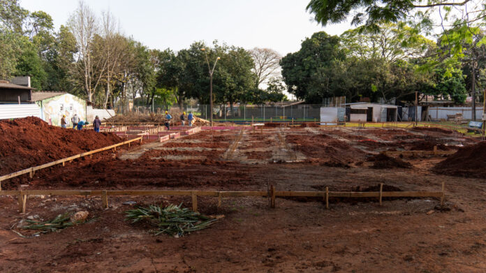 Fundação da nova UBS do Parque Presidente I está pronta, paredes saem na próxima semana