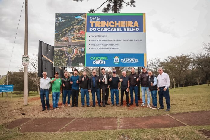 Trincheira do Cascavel Velho sai do papel com R$ 21,1 milhões em investimento