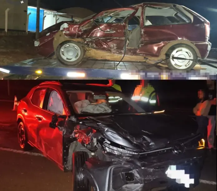 Três feridos em colisão na PR-444 em Arapongas
