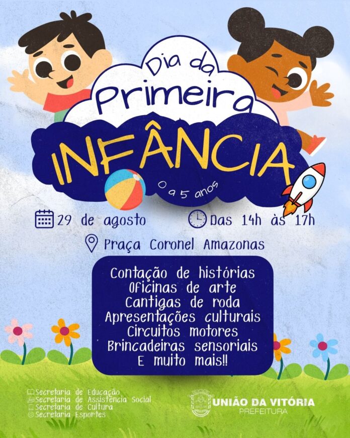 União da Vitória celebra Dia da Primeira Infância com atividades gratuitas