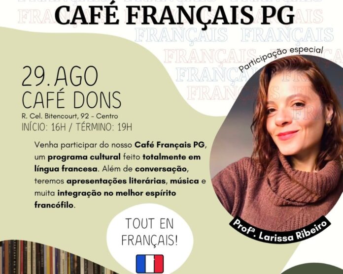 Café Français PG traz imersão no idioma francês em evento gratuito no Centro