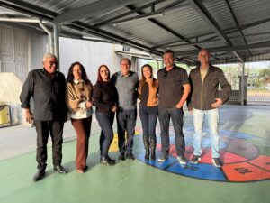Pátio da Escola Municipal Professor Serapião ganha novo piso e pintura lúdica