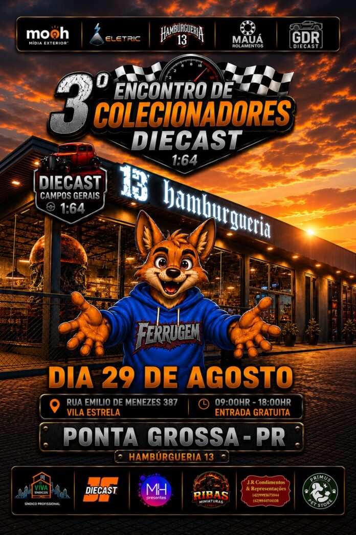 3º Encontro de Colecionadores reúne 25 expositores em Ponta Grossa neste sábado