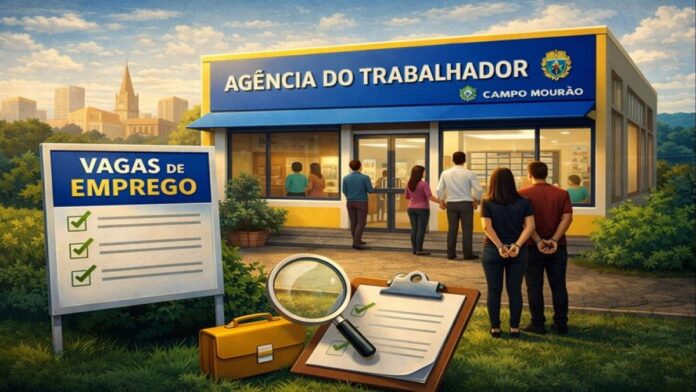 Agência do Trabalhador de Campo Mourão abre novas vagas nesta quarta