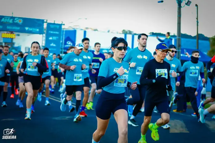 Corrida APAE + ACORPATO em Pato Branco supera meta com 850 atletas e arrecada para instituição