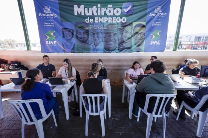 Mutirão de empregos em Araucária: 17 a 21 de agosto no Terminal da Vila Angélica
