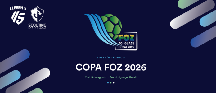 Copa de futsal reúne times de 4 países a partir desta sexta em Foz do Iguaçu