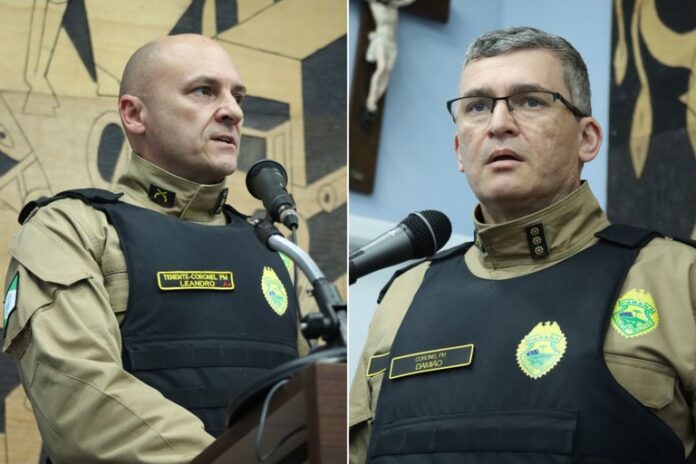 Novos comandantes da PM se apresentam à Câmara de Ponta Grossa