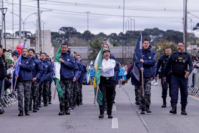 Desfile cívico marca celebração da Independência em Araucária no dia 6 de setembro