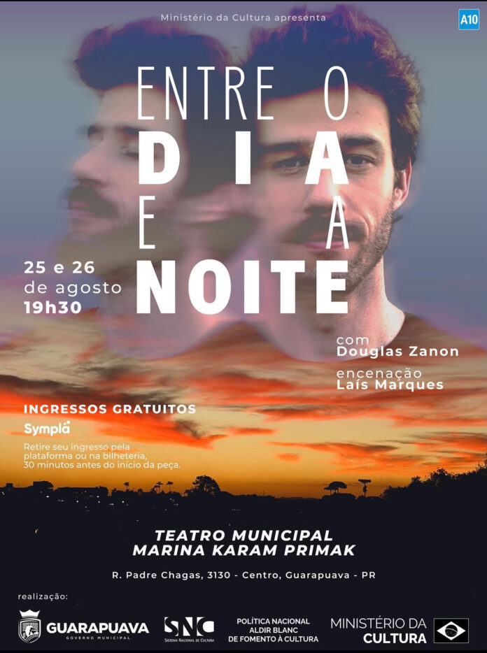 Espetáculo gratuito traz lendas de Guarapuava ao entardecer
