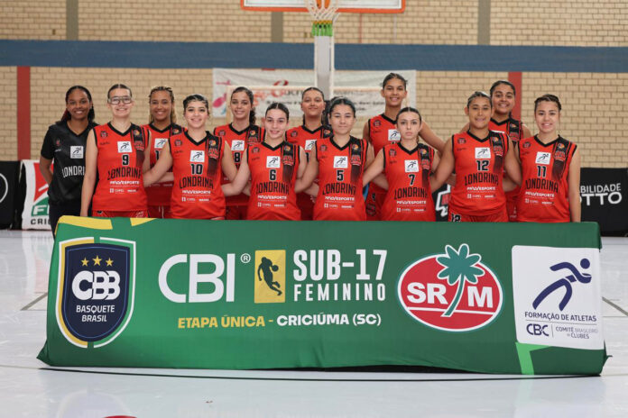 Basquete feminino de Londrina termina Brasileiro Sub-17 em 17º lugar