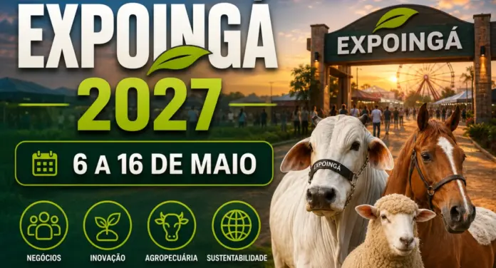 Expoingá 2027 marca presença em Maringá de 6 a 16 de maio