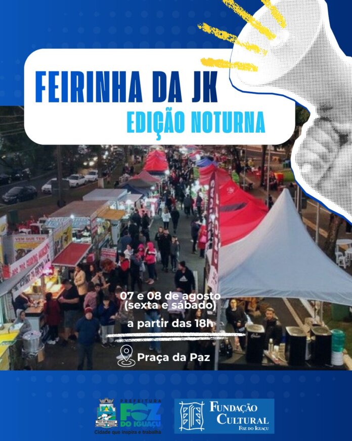 Feirinha da JK tem noites animadas com música e comida de sexta a sábado