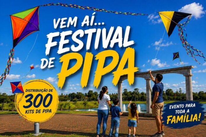 Festival de Pipa lota céu de Toledo com 300 pipas e diversão para famílias