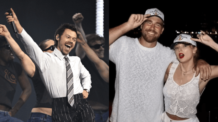Harry Styles brinca sobre casamento de Taylor Swift no Madison Square Garden