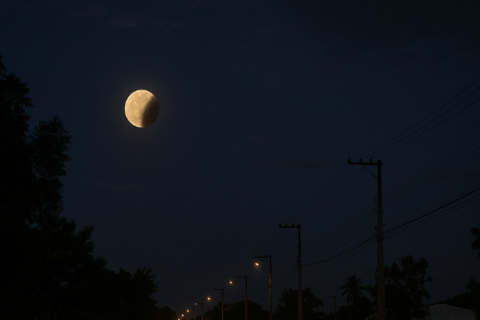 Eclipse lunar quase total é visível em todo o Brasil nesta quinta-feira
