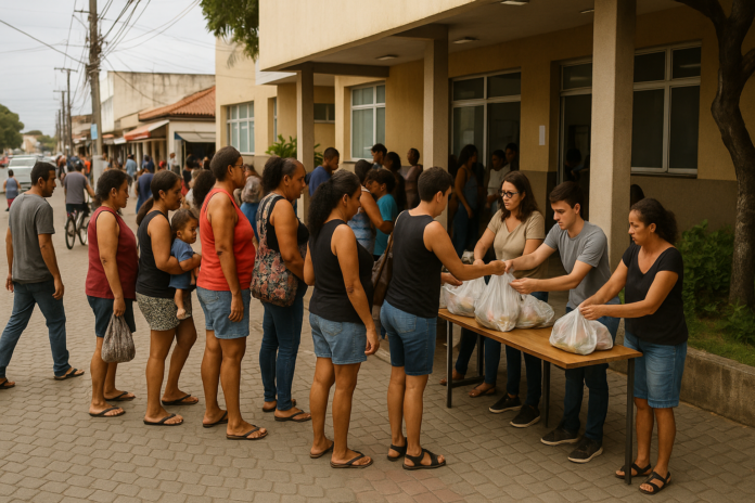 Cooperativas de crédito arrecadam materiais escolares em Francisco Beltrão