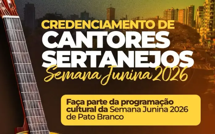 Prefeitura abre inscrições para cantores da Semana Junina