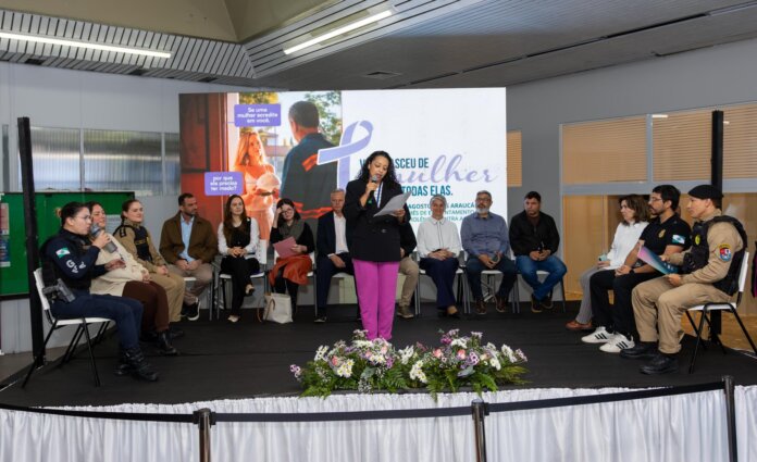 Araucária fecha Agosto Lilás com balanço de palestras e plano permanente contra violência