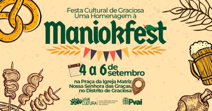 Festa Cultural de Graciosa celebra tradições com música e gastronomia de 4 a 6 de setembro