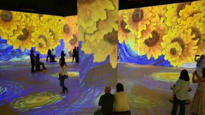 Exposição imersiva de Van Gogh chega a Ponta Grossa