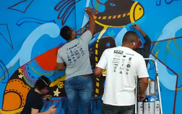 Oficinas gratuitas de graffiti abrem inscrições para adolescentes no Jardim Santa Fé