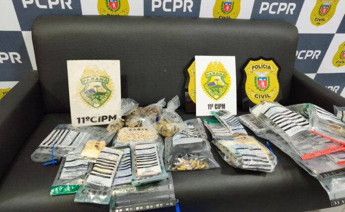 Operação prende oito em Cambé e apreende armas, drogas e R$ 39 mil
