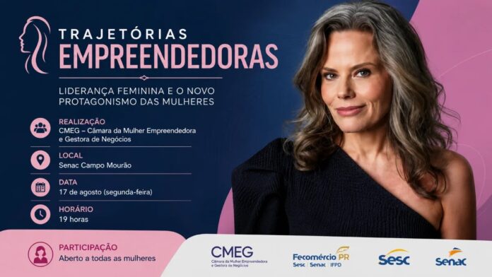 Palestra sobre liderança feminina traz Maria Cândida a Campo Mourão