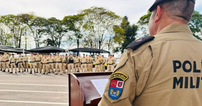 11º BPM promove oficiais e policiais em Campo Mourão