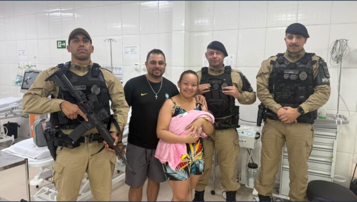 PM socorre recém-nascida engasgada em atendimento em Cambé