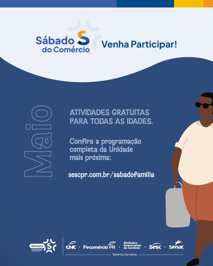 Sábado S do Comércio traz lazer gratuito em Marechal Cândido Rondon